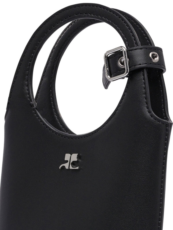 Slim Holly Leather Tote Bag