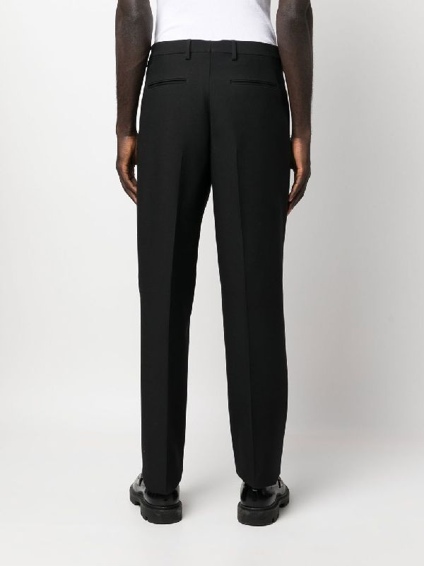 Wool Silk Tailored Pants