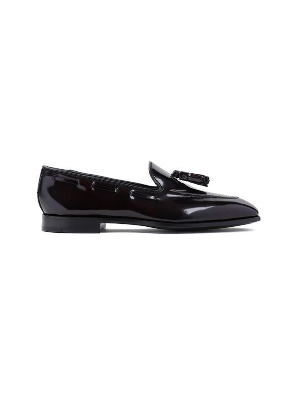 Tassel Detail Leather Loafers