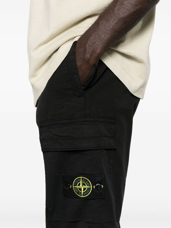 Woven Patch Cotton Cargo Pants