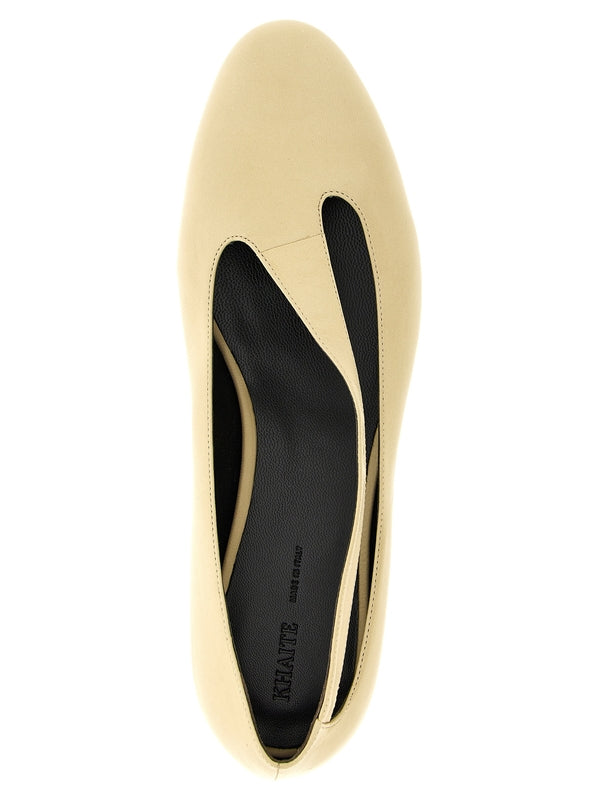 Diana Cutout
  Leather Flat Shoes