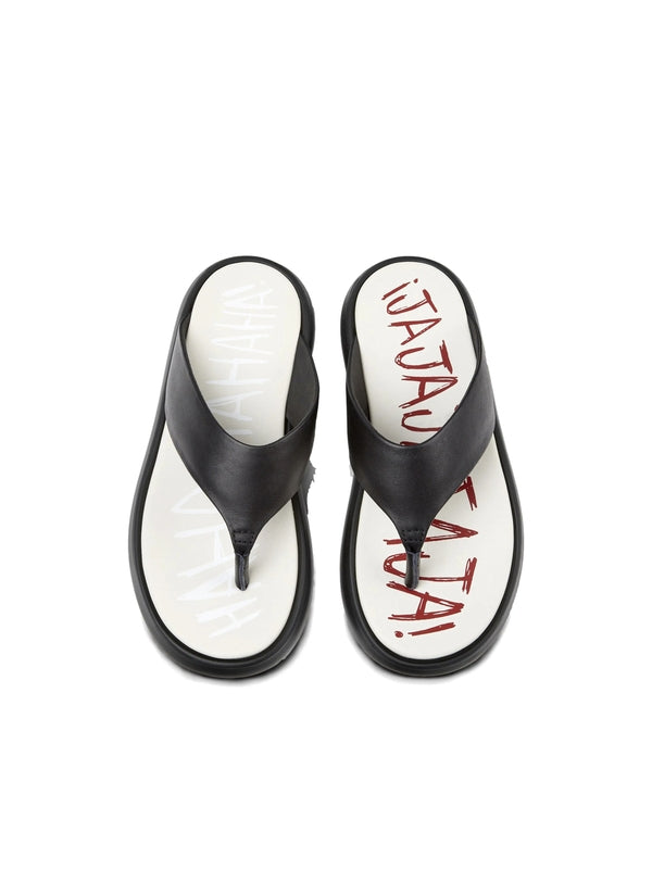 Camper Black Flip Flops