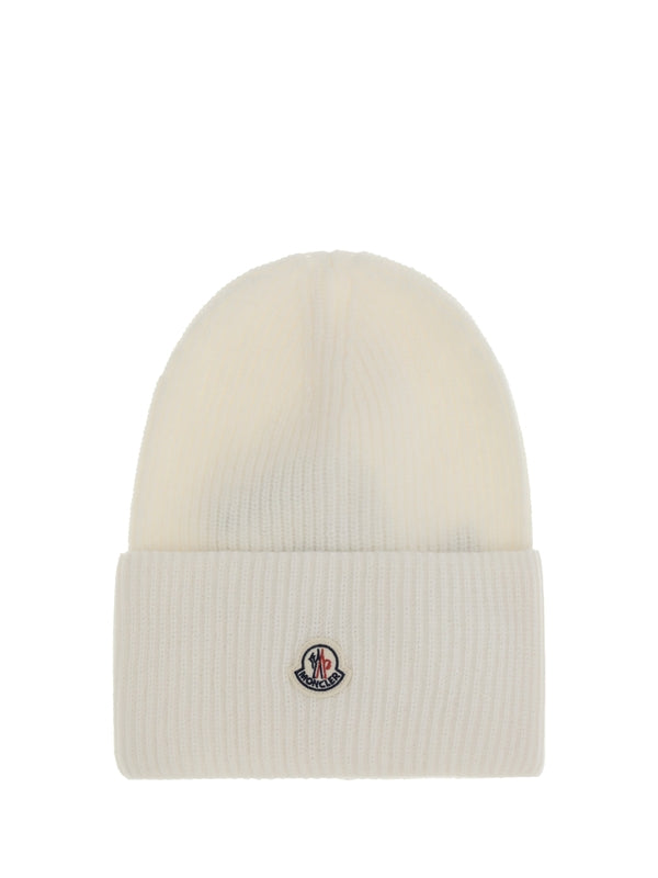 Moncler White Beanies