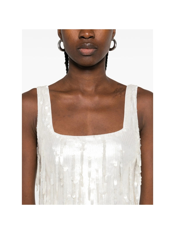 Staud White Mini Dress