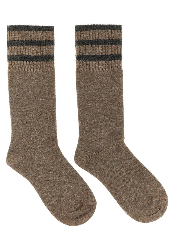 Brunello Cucinelli Beige Socks