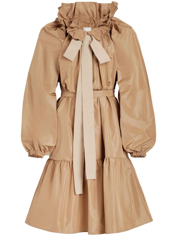 标志性抽绳迷你连衣裙