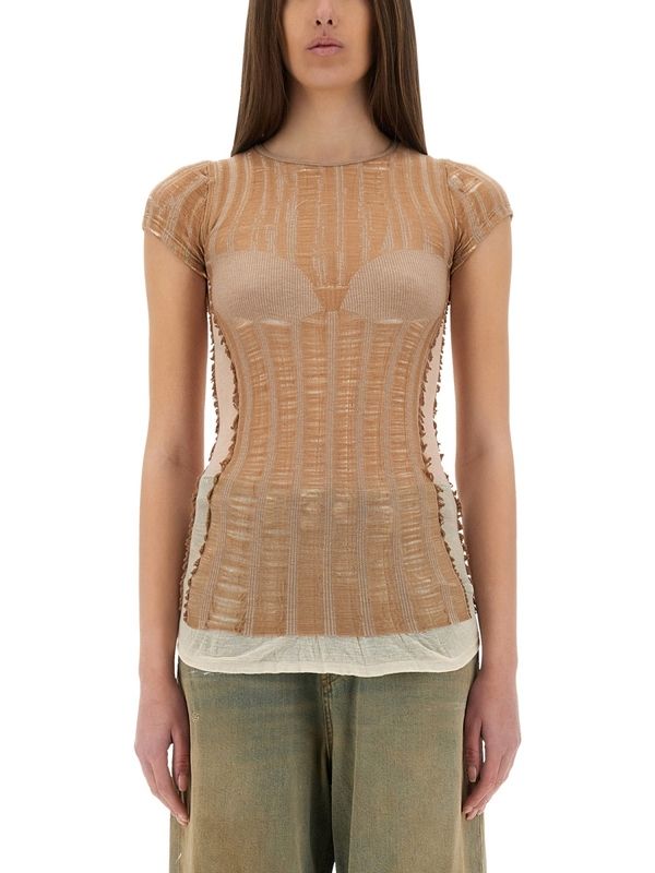 Calai Lingerie Effect Short Sleeve T-Shirt