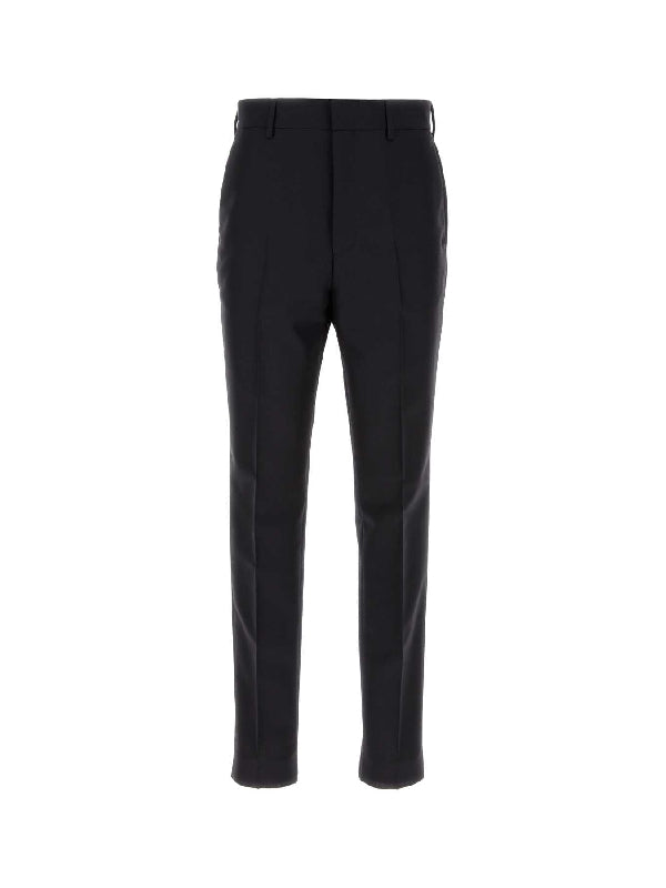 Wool Blend Tailored Pants