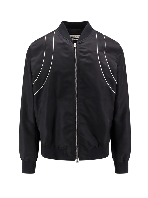 Alexander Mcqueen Black Bomber