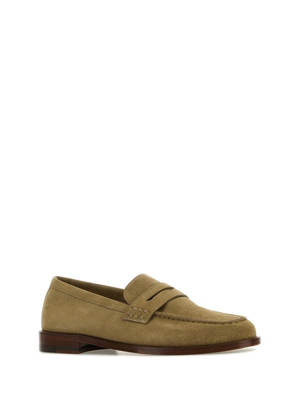 Suede Penny Loafers