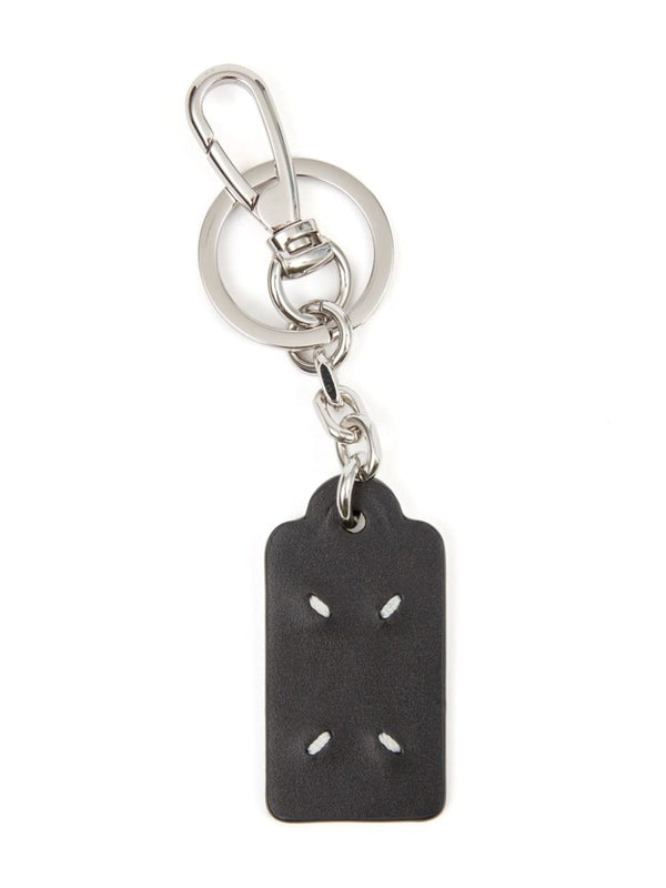 Leather Plaque Stitch Keyring