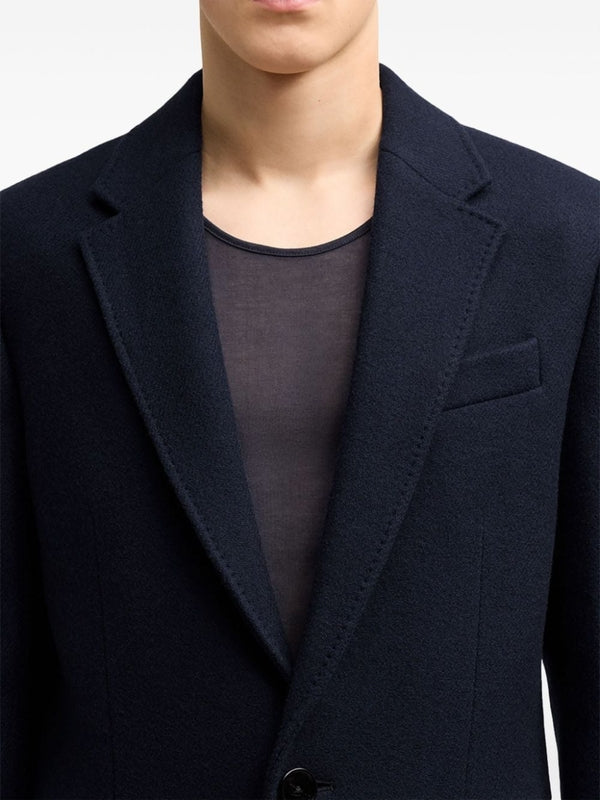 Single Breasted Wool Coat