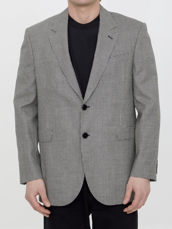 Wool Cashmere Single Breasted Jacket