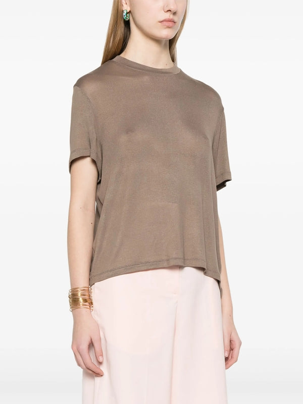 Róhe Brown Half Sleeve