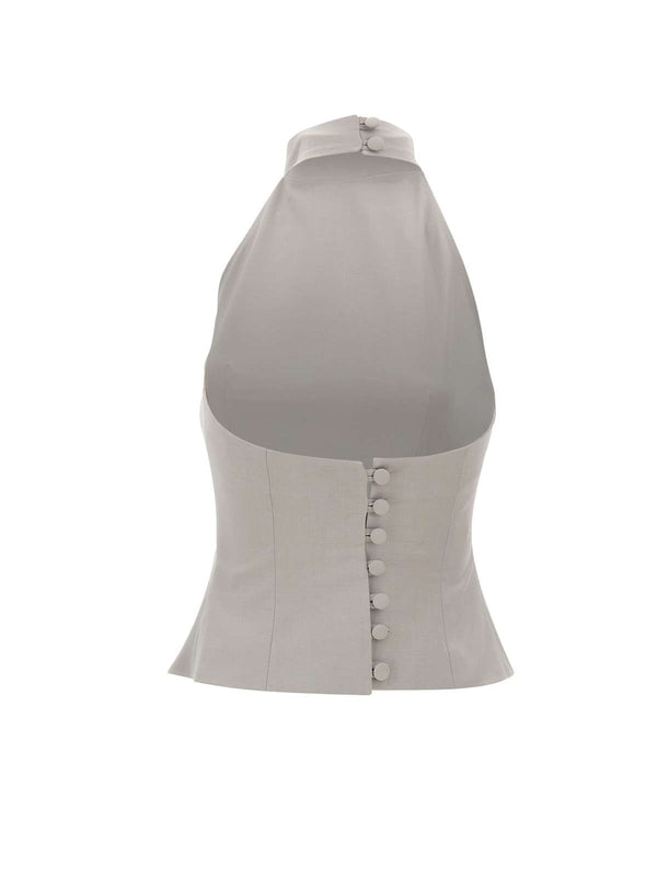 Remain Gray Sleeveless Top