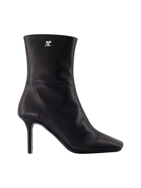 Courrèges Black Ankle Boots