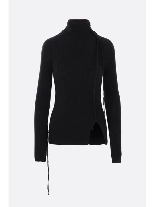 Y'S Sweaters Black Knitted - Jente