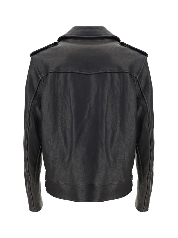 Epaulet Lambskin Rider
  Jacket