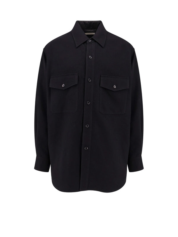 Chest Pocket Wool Shirt