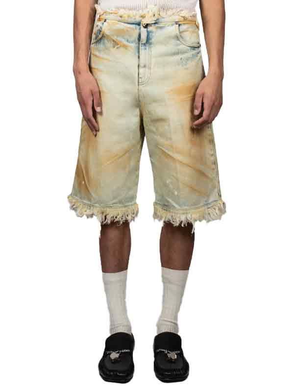 Egonlab Low Edge Denim Shorts