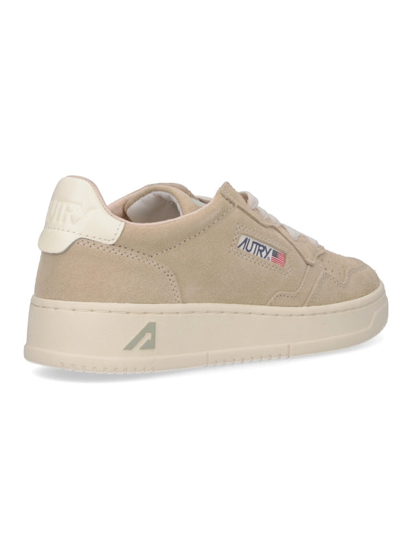 Autry Beige Low Top Sneakers