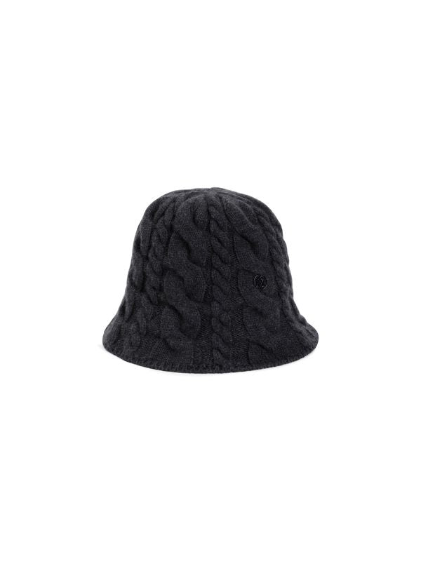 Cable Cashmere Blend Bucket Hat