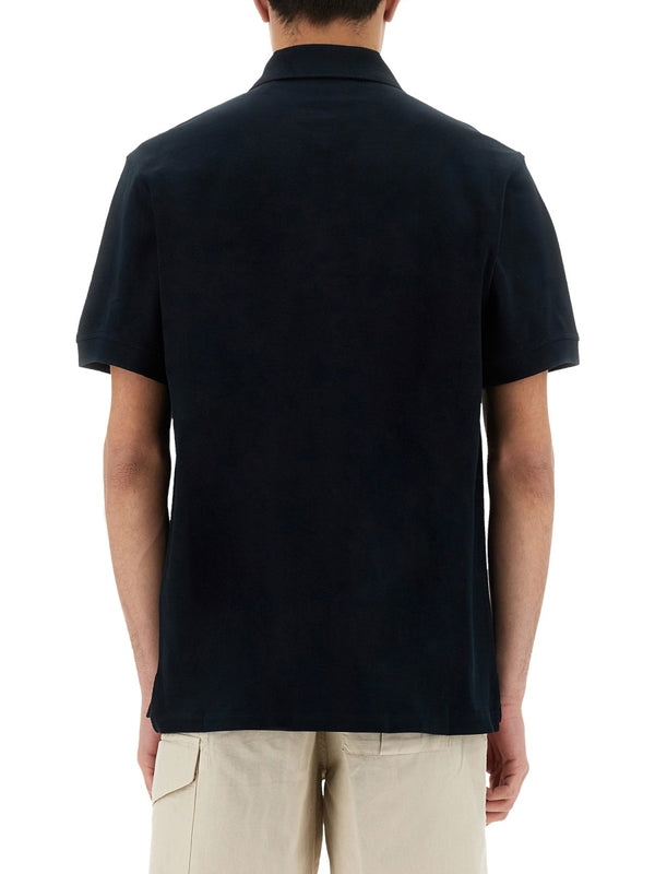 Chest Logo Cotton Polo Shirt