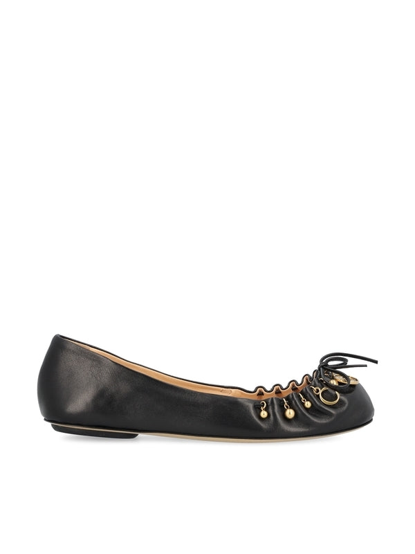 Chloe Black Flat Shoes