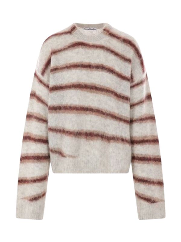 Wool blend Stripe Knit