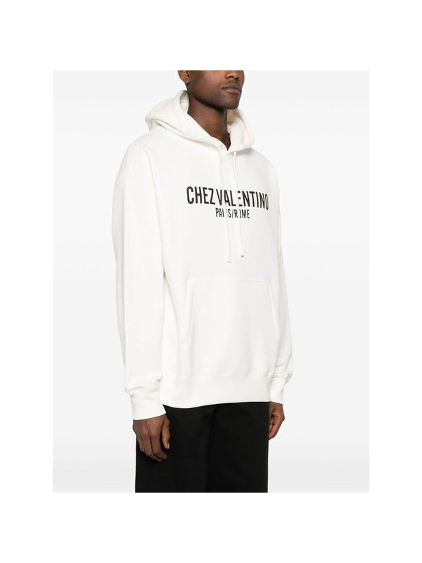 Valentino White Hoodies