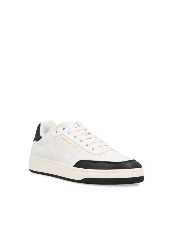 Saint Laurent White Low Top Sneakers
