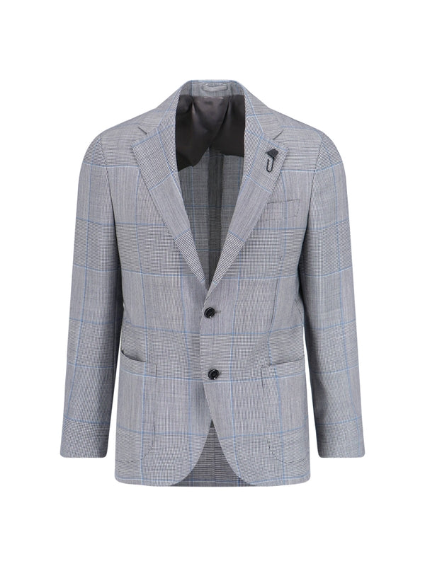 Lardini Grey Tailored Jackets