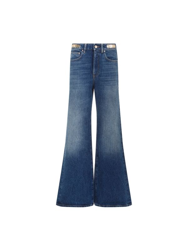 1969 Discs Cotton Denim Pants