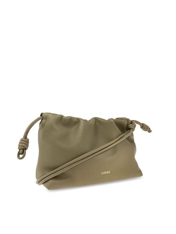 Flamenco Logo Leather Bucket Bag