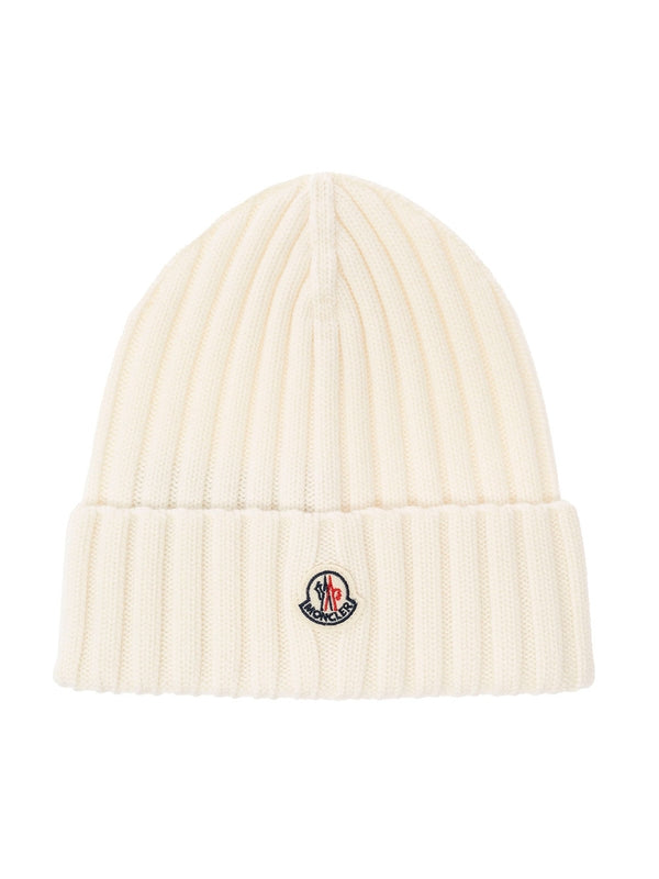 Moncler Ivory Beanies