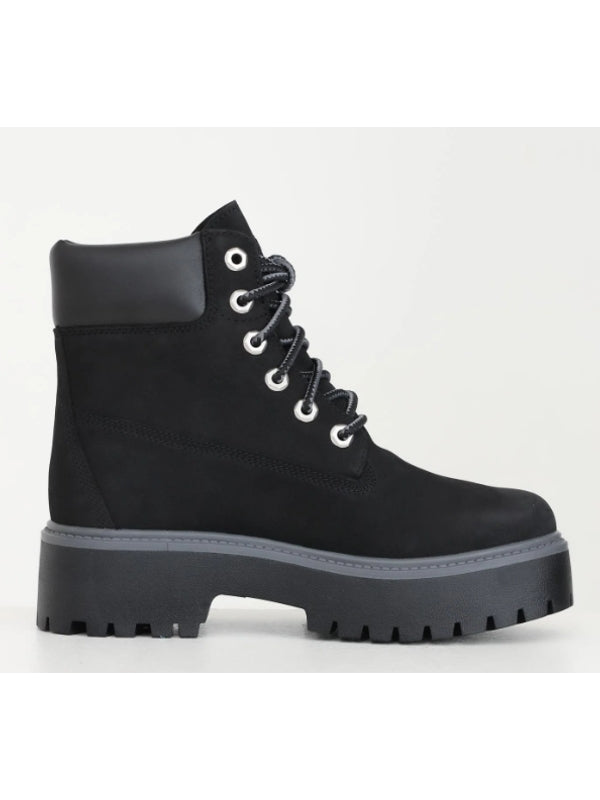 Timberland Black Lace-Up Boots
