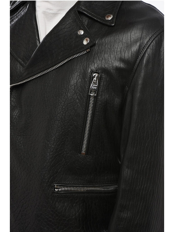 Alexander Mcqueen Black Biker