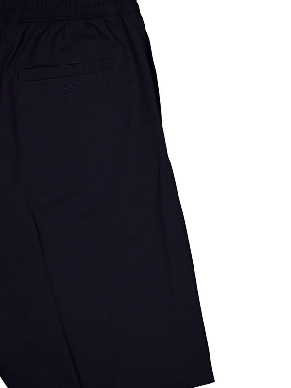 Wool Blend Bermuda Shorts