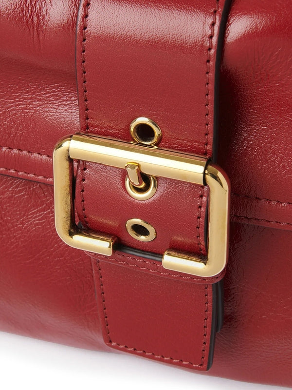 Camera Leather Tote Bag