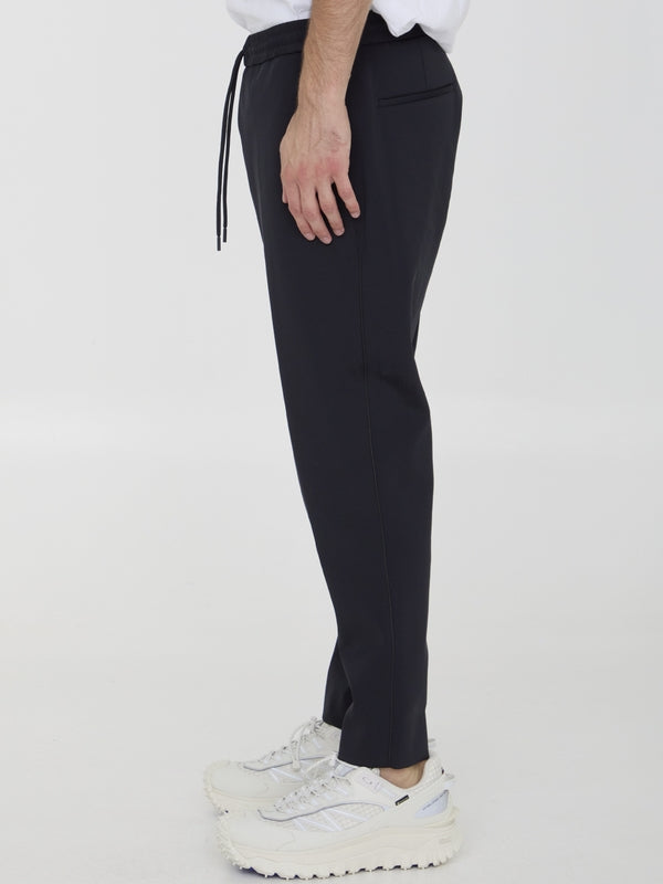 Back Logo Label Casual Pants - Jente