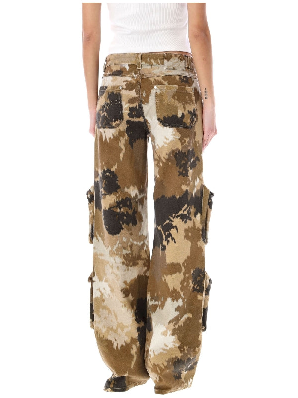 Camouflage Cotton Cargo Pants