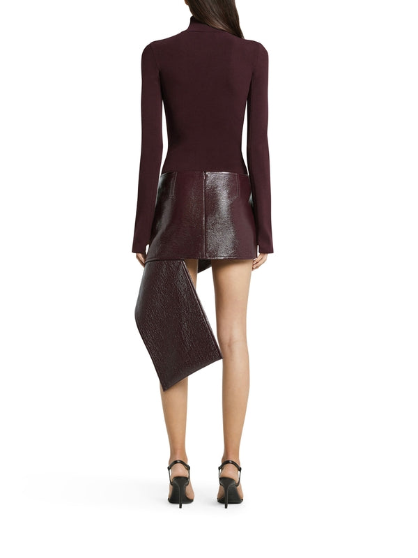 Courrèges Burgundy Knit