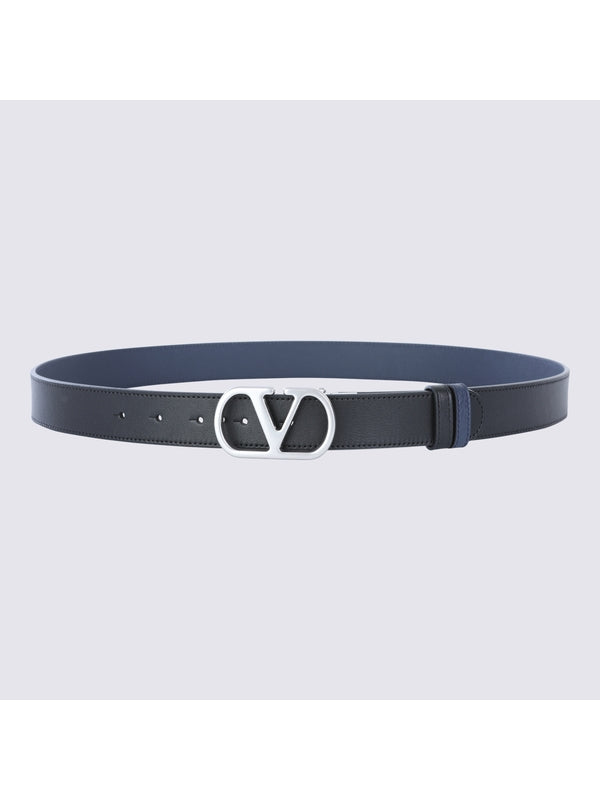 Valentino Black Leather Belts