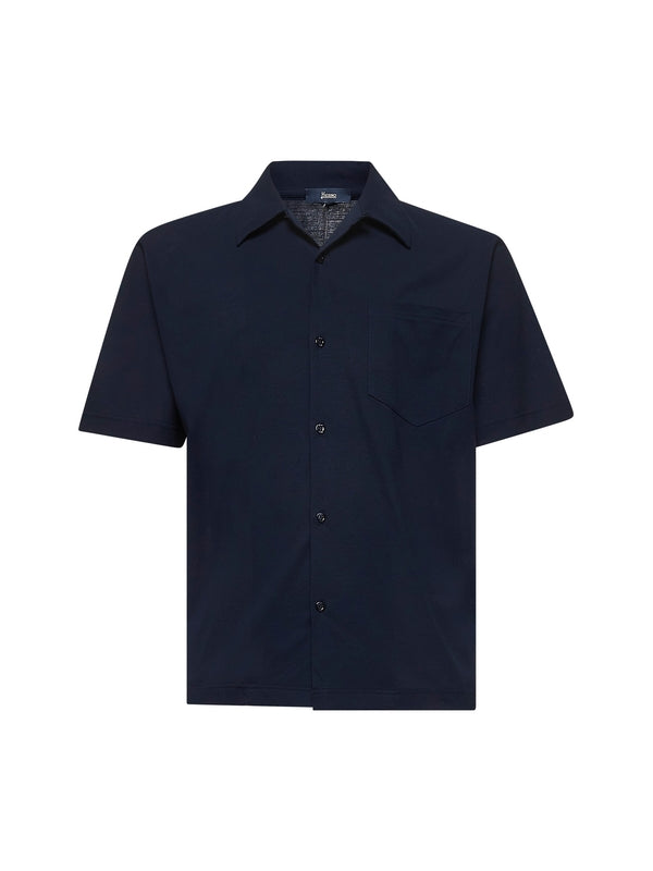 Pocket Detail Cotton Short Sleeve Shirt