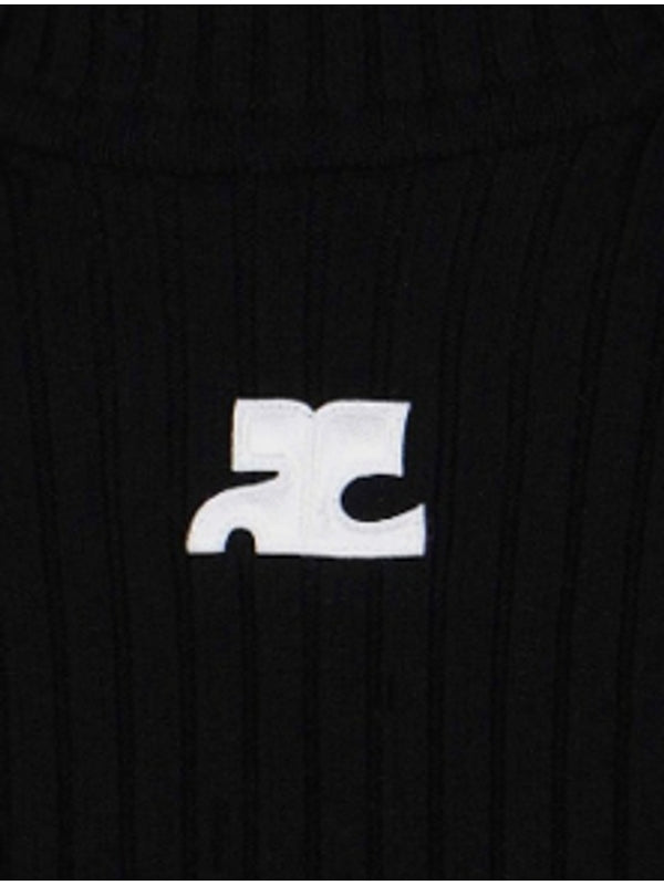 Courrèges Black Half Sleeve