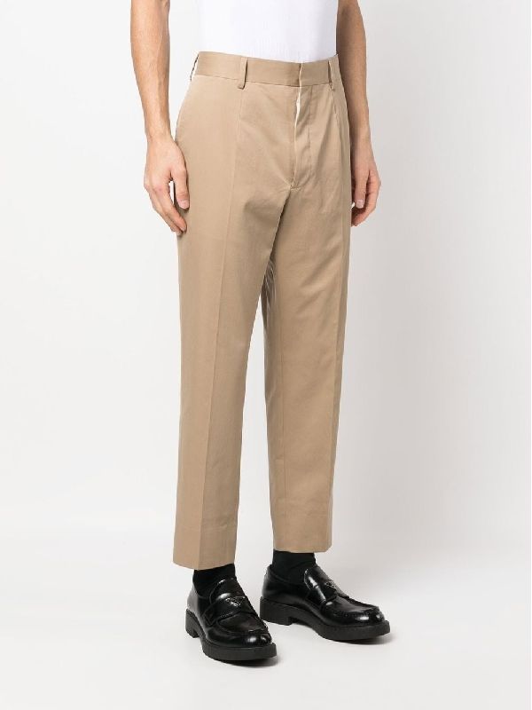 Back Triangle Logo Cotton Gabardine Pants