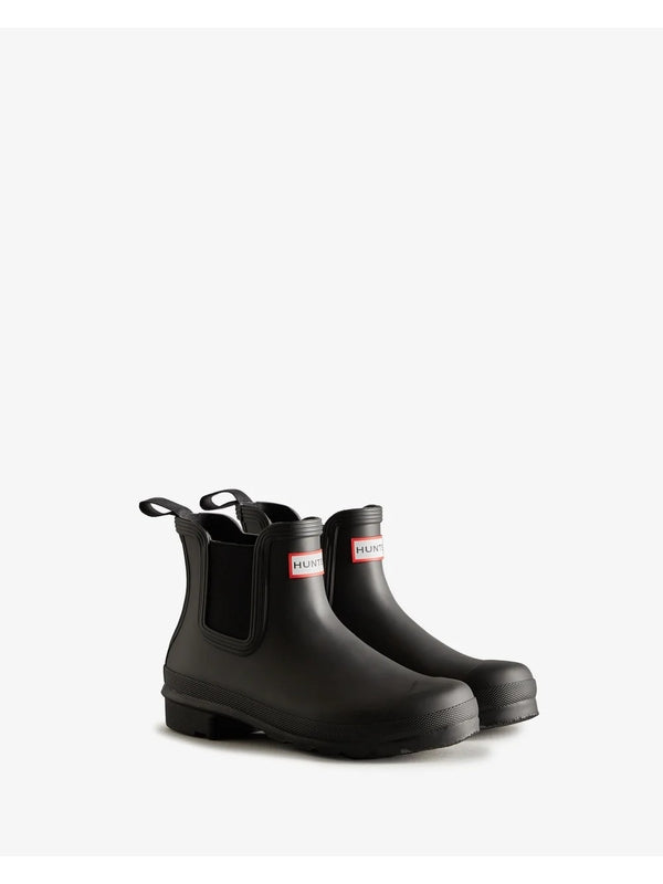 Hunter Black Chelsea Boots