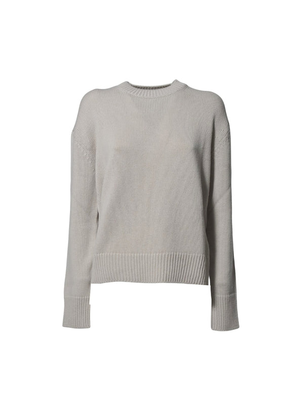 Wool Cashmere Crewneck Knit