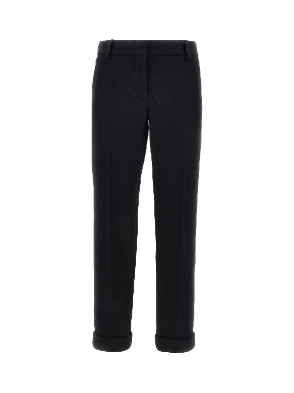 Tailored Tapered Wool Pants