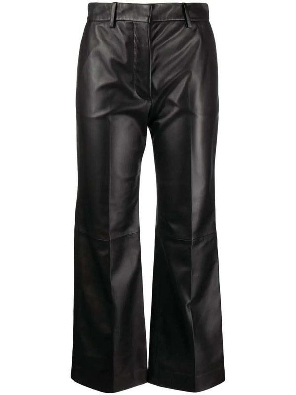 Talia Leather Flare Pants